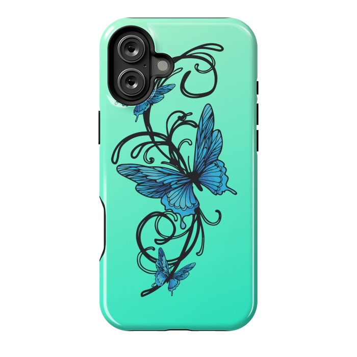 iPhone 16 Plus StrongFit beautiful butterfly pattern by MALLIKA