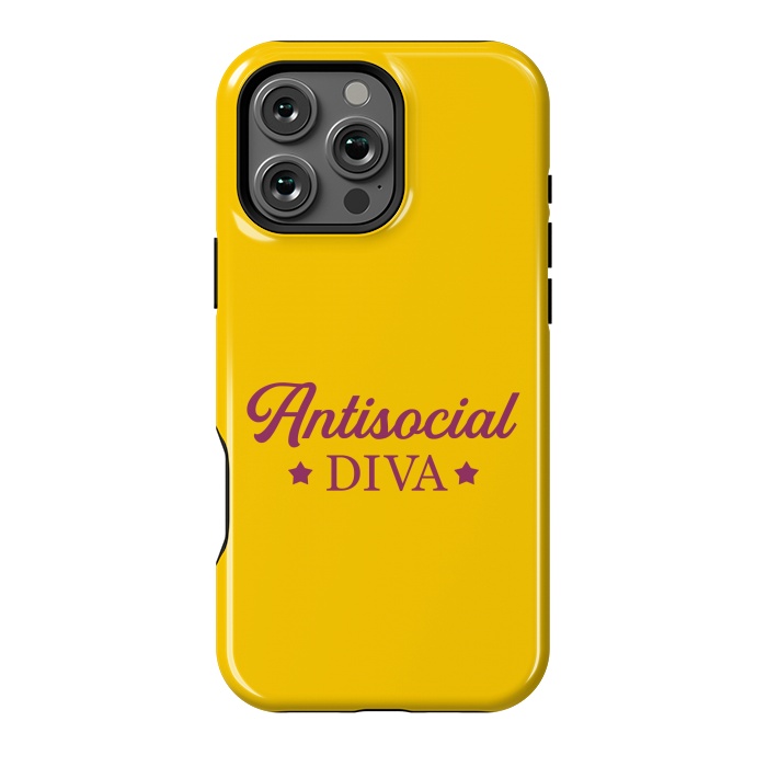 iPhone 16 Pro Max StrongFit Antisocial diva by Dhruv Narelia