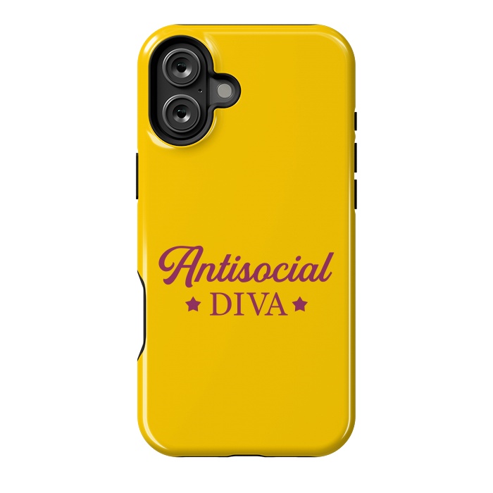 iPhone 16 Plus StrongFit Antisocial diva by Dhruv Narelia