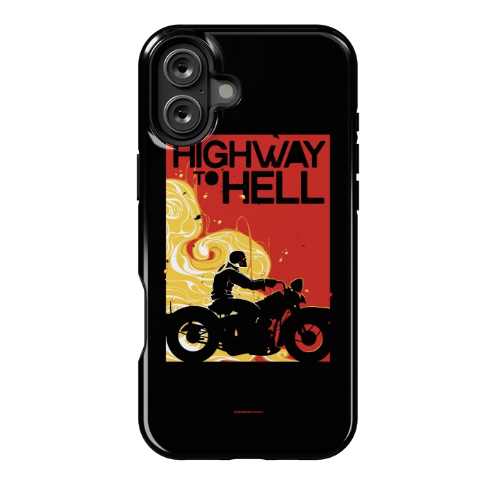 iPhone 16 Plus StrongFit Highway to Hell 1 by Draco