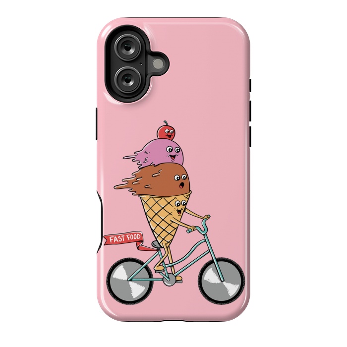 iPhone 16 Plus StrongFit Ice cream fast food rose by Coffee Man