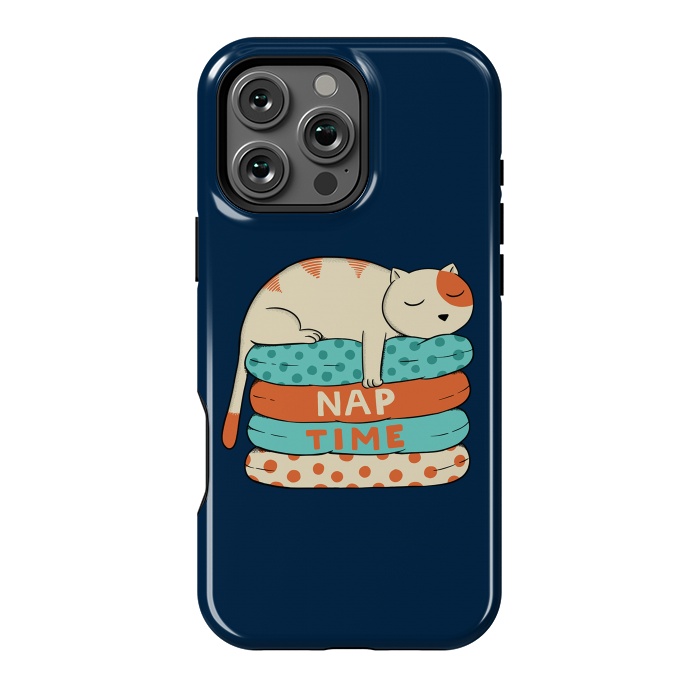 iPhone 16 Pro Max StrongFit Cat Nap by Coffee Man