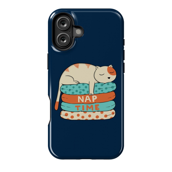 iPhone 16 Plus StrongFit Cat Nap by Coffee Man