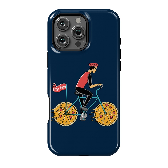 iPhone 16 Pro Max StrongFit Pizza Bicycle by Coffee Man