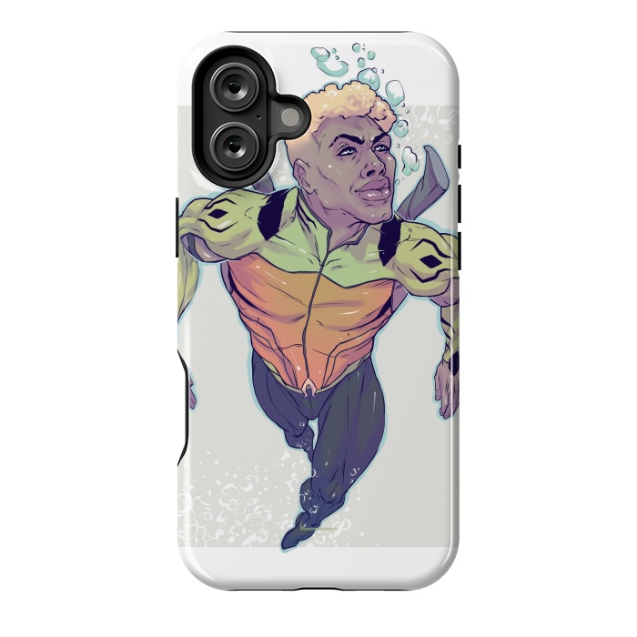 iPhone 16 Plus StrongFit [Dracotober 20] Aqualad by Draco