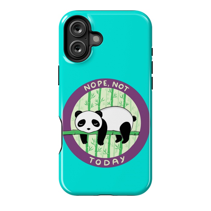 iPhone 16 Plus StrongFit Panda by Coffee Man