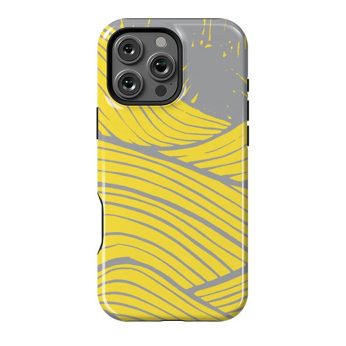 iPhone 16 Pro Max StrongFit The yellow waves by Steve Wade (Swade)