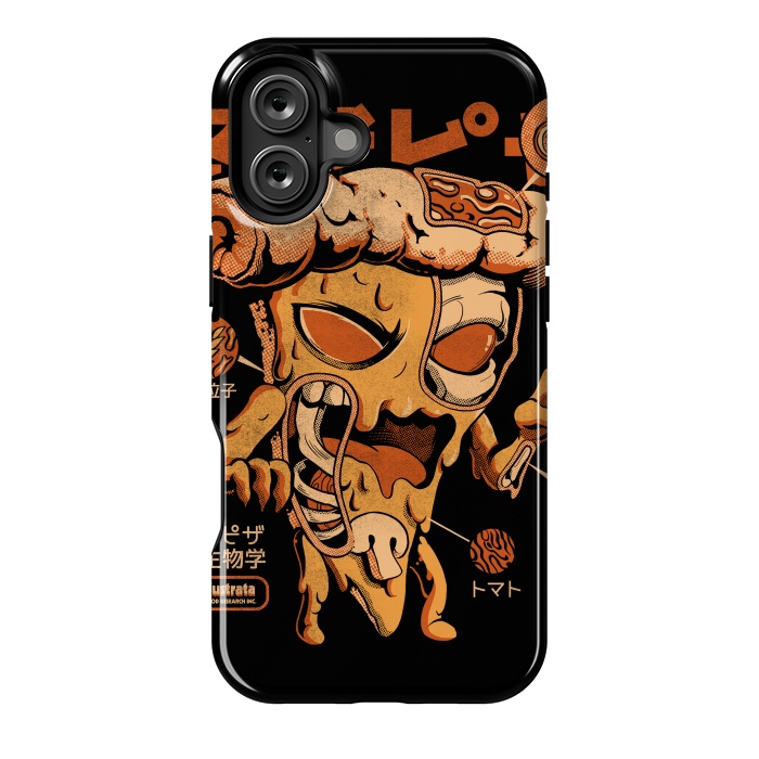 iPhone 16 Plus StrongFit Pizzazilla X-ray by Ilustrata