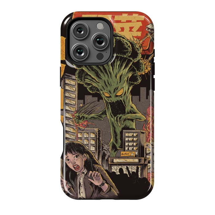 iPhone 16 Pro Max StrongFit Broccozilla Black version by Ilustrata