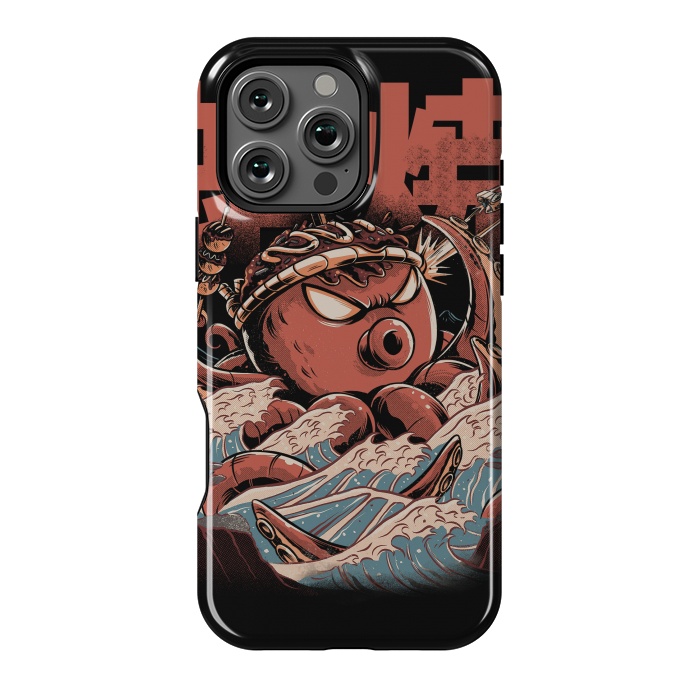 iPhone 16 Pro Max StrongFit Takoyaki Attack Black version by Ilustrata