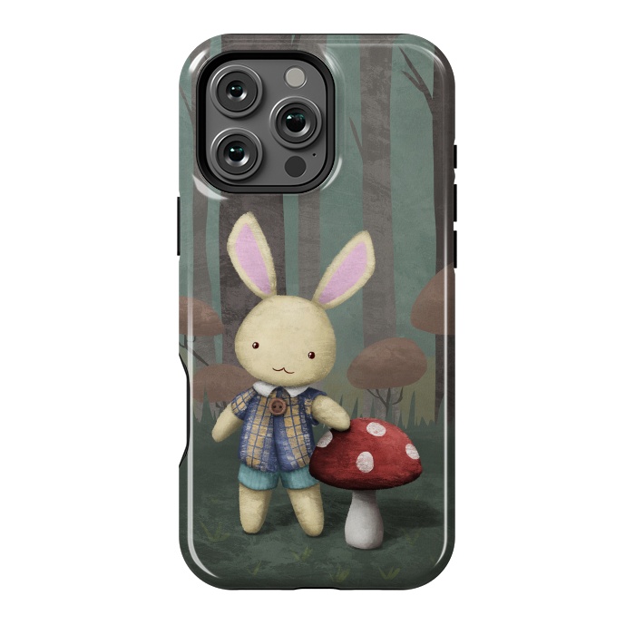 iPhone 16 Pro Max StrongFit Cute bunny by Laura Nagel