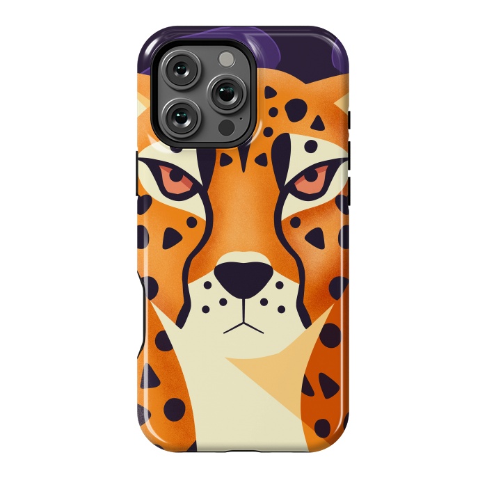 iPhone 16 Pro Max StrongFit Wildlife 002 Cheetah by Jelena Obradovic