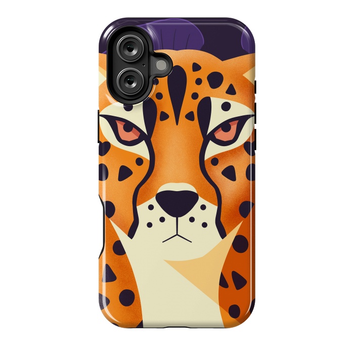 iPhone 16 Plus StrongFit Wildlife 002 Cheetah by Jelena Obradovic