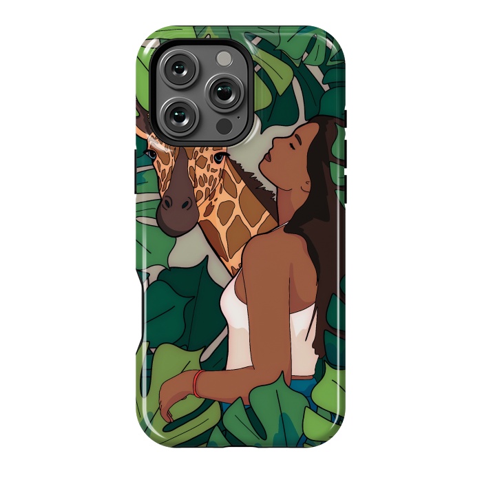 iPhone 16 Pro Max StrongFit The green jungle girl by Steve Wade (Swade)