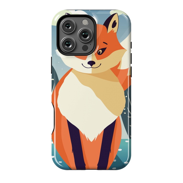 iPhone 16 Pro Max StrongFit Wildlife 006a Red Fox by Jelena Obradovic