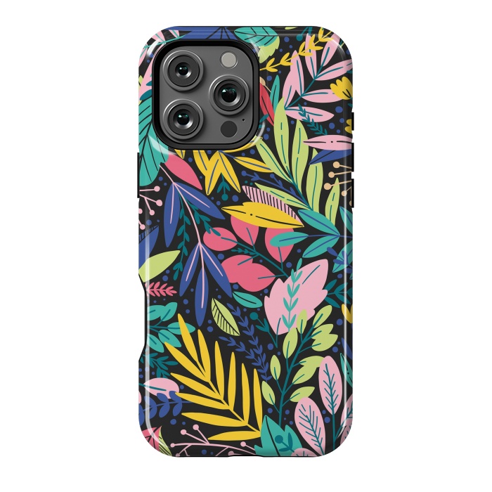 iPhone 16 Pro Max StrongFit Tropical Flowers by ArtsCase