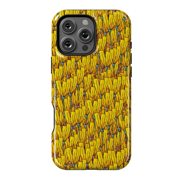 iPhone 16 Pro Max StrongFit Spring yellow flowers by Steve Wade (Swade)