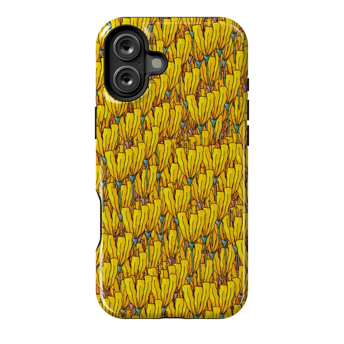 iPhone 16 Plus StrongFit Spring yellow flowers by Steve Wade (Swade)