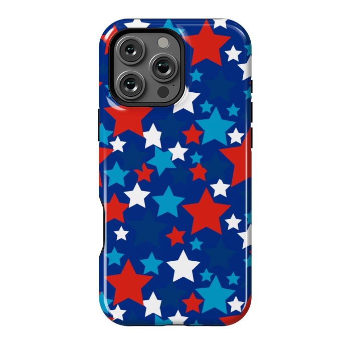 iPhone 16 Pro Max StrongFit patriotic stars  by haroulita