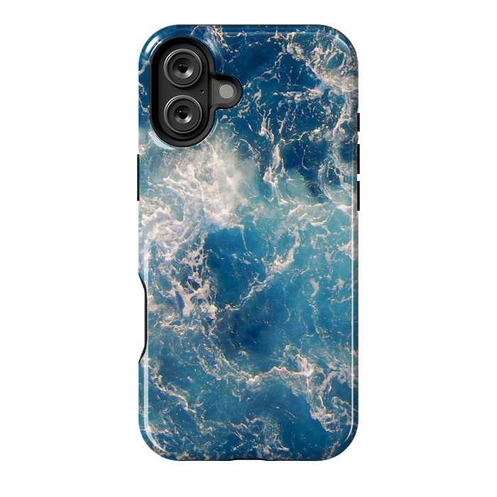 iPhone 16 Plus StrongFit ocean waves by haroulita