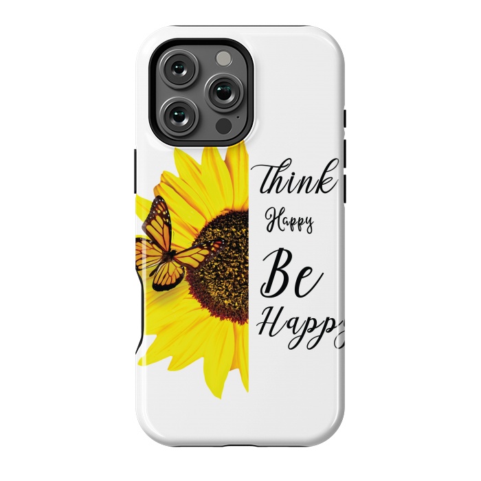 iPhone 16 Pro Max StrongFit sunflower butterfly by haroulita