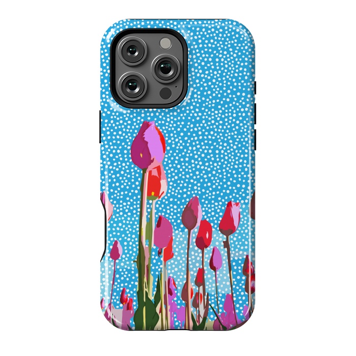 iPhone 16 Pro Max StrongFit Tiptoe through the tulips with me by Uma Prabhakar Gokhale