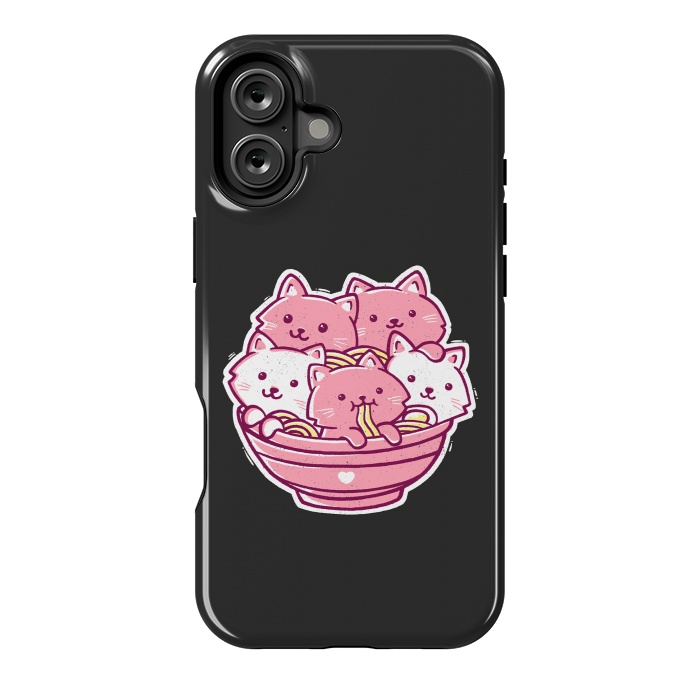 iPhone 16 Plus StrongFit Cat Ramen by eduely