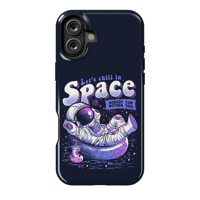 iPhone 16 Plus StrongFit Chilling in Space by eduely