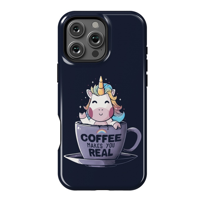 iPhone 16 Pro Max StrongFit Coffee Makes You Real by eduely