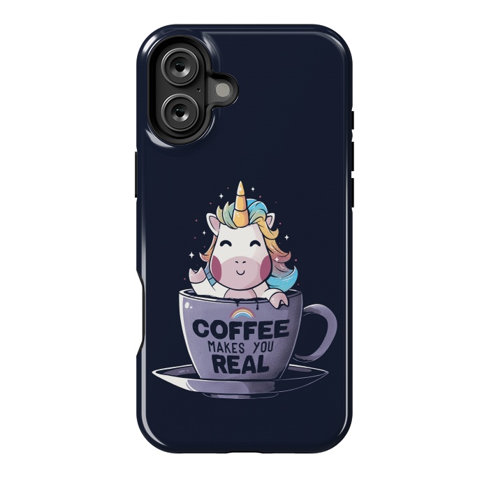 iPhone 16 Plus StrongFit Coffee Makes You Real by eduely