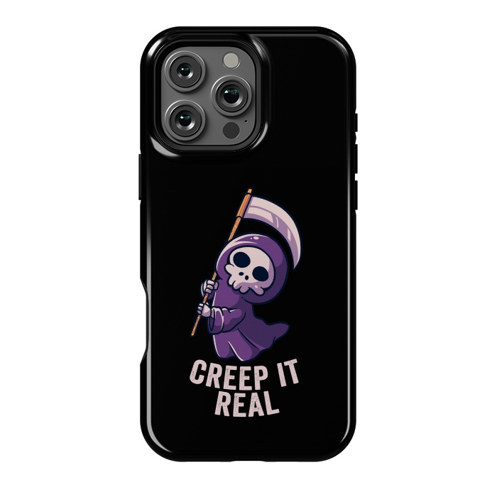 iPhone 16 Pro Max StrongFit Creep It Real - Skull by eduely