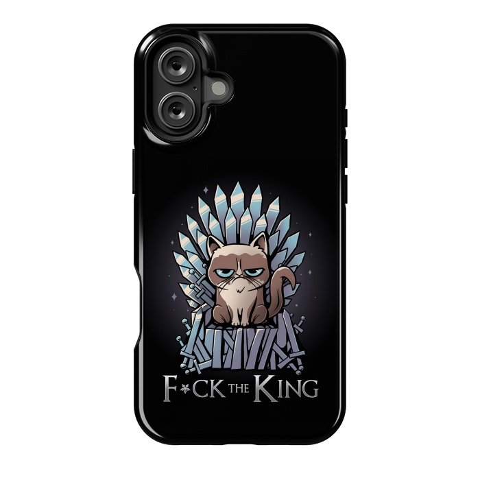 iPhone 16 Plus StrongFit F*ck the King by eduely