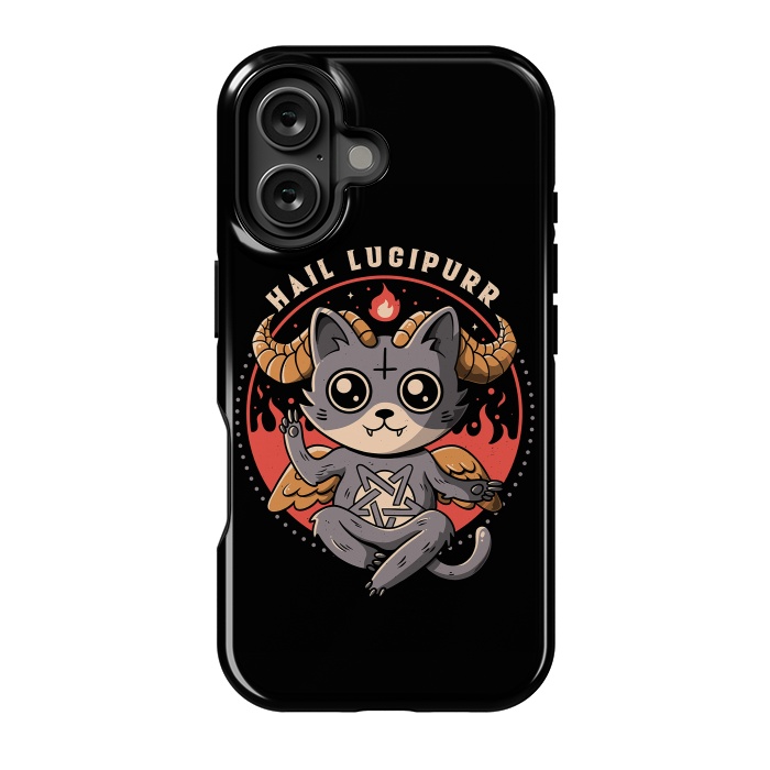 iPhone 16 StrongFit Hail Lucipurr by eduely