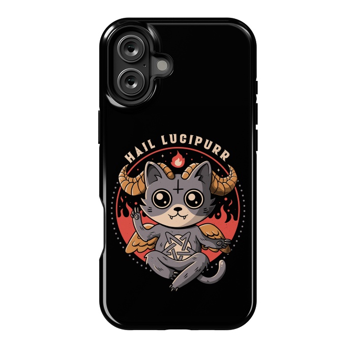 iPhone 16 Plus StrongFit Hail Lucipurr by eduely