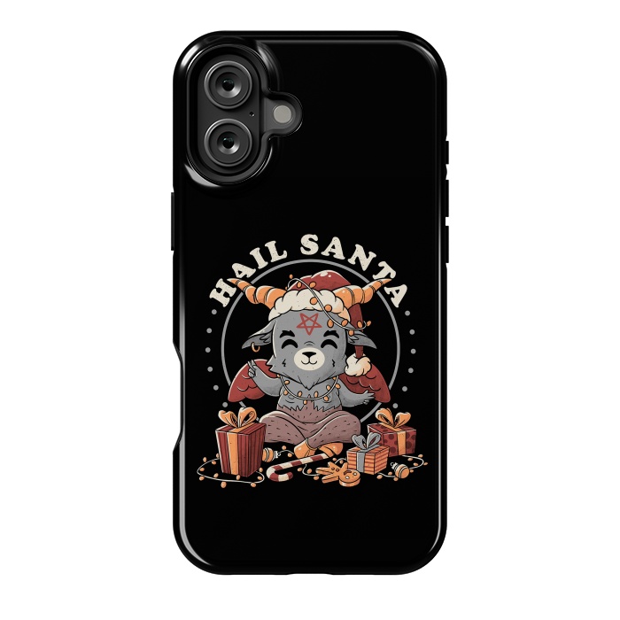 iPhone 16 Plus StrongFit Hail Santa by eduely