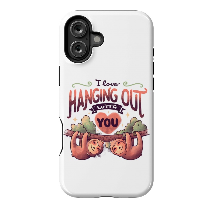 iPhone 16 Plus StrongFit Hanging With You by eduely