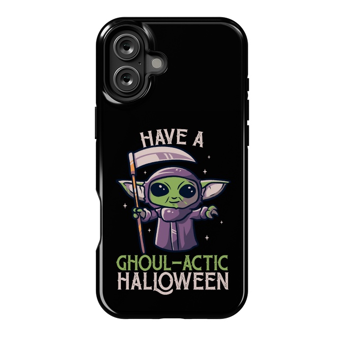 iPhone 16 Plus StrongFit Have A Ghoul-Actic Halloween  by eduely