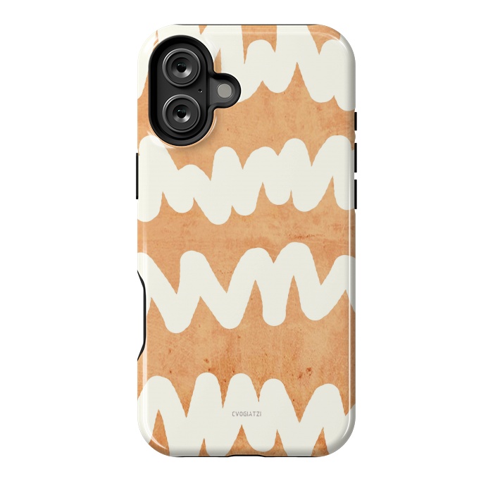 iPhone 16 Plus StrongFit Chevron Marocco Charm by ''CVogiatzi.