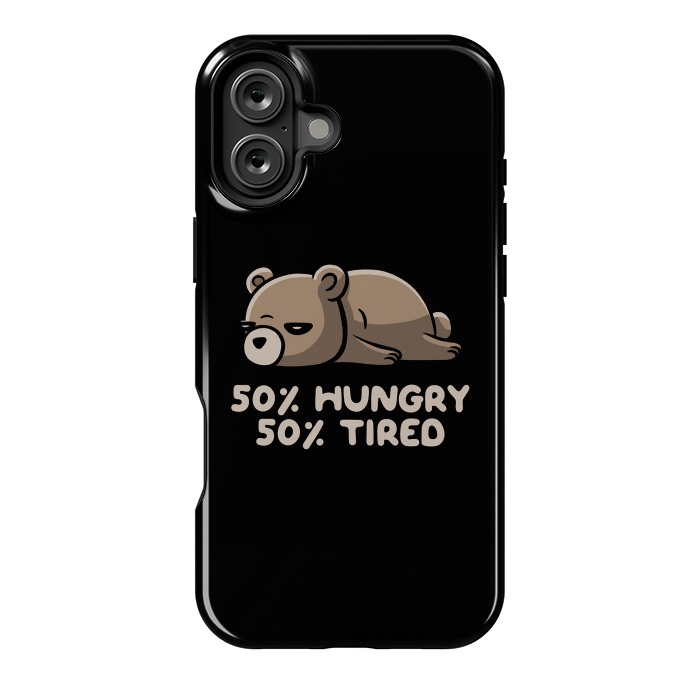 iPhone 16 Plus StrongFit 50% Hungry 50% Tired  by eduely