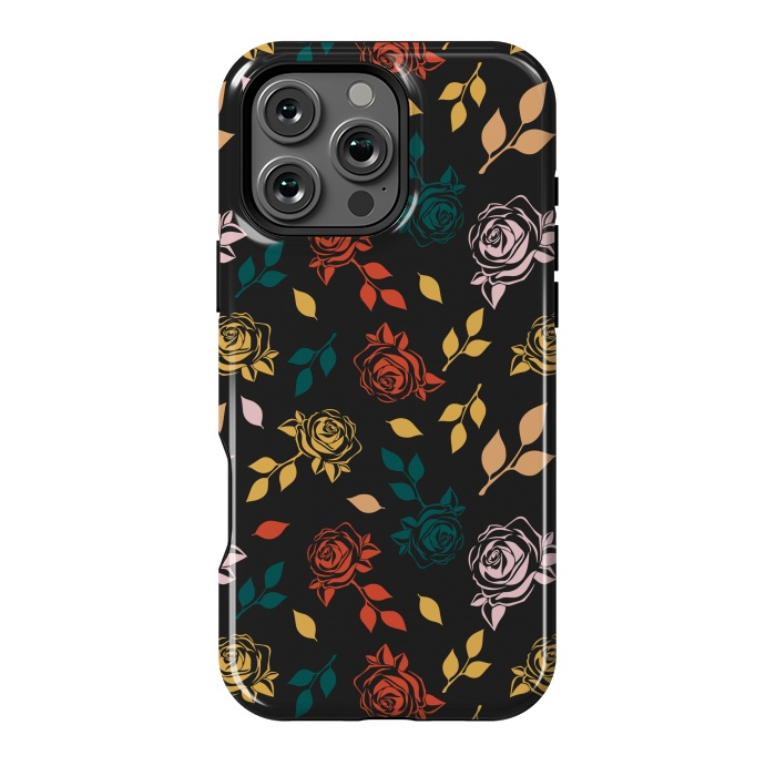 iPhone 16 Pro Max StrongFit Rose Floral by TMSarts