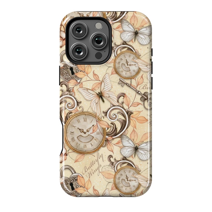 iPhone 16 Pro Max StrongFit aesthetic butterfly pattern by MALLIKA