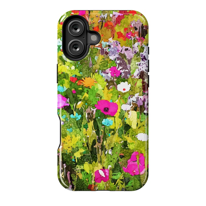 iPhone 16 Plus StrongFit Meadow Flowers by Uma Prabhakar Gokhale