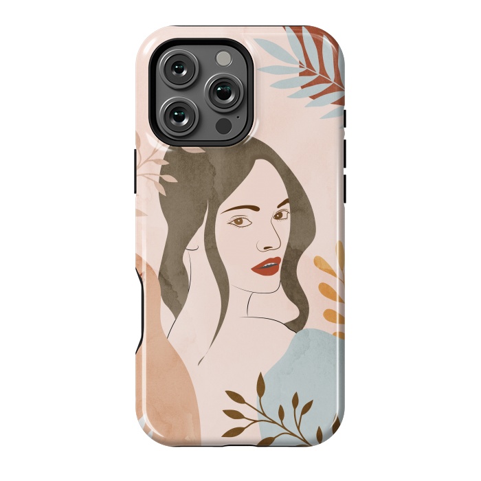 iPhone 16 Pro Max StrongFit Cute Lady Looing at You by Creativeaxle