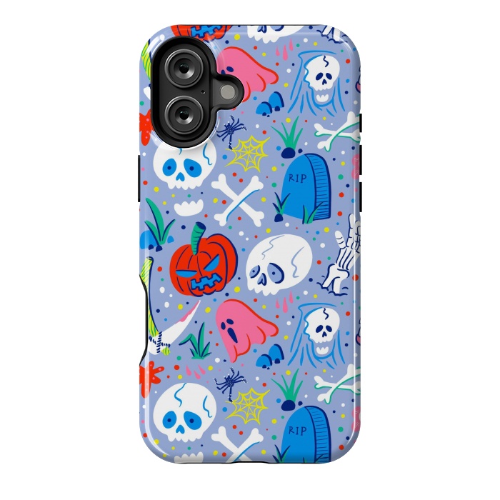 iPhone 16 Plus StrongFit Horror Pattern by Afif Quilimo