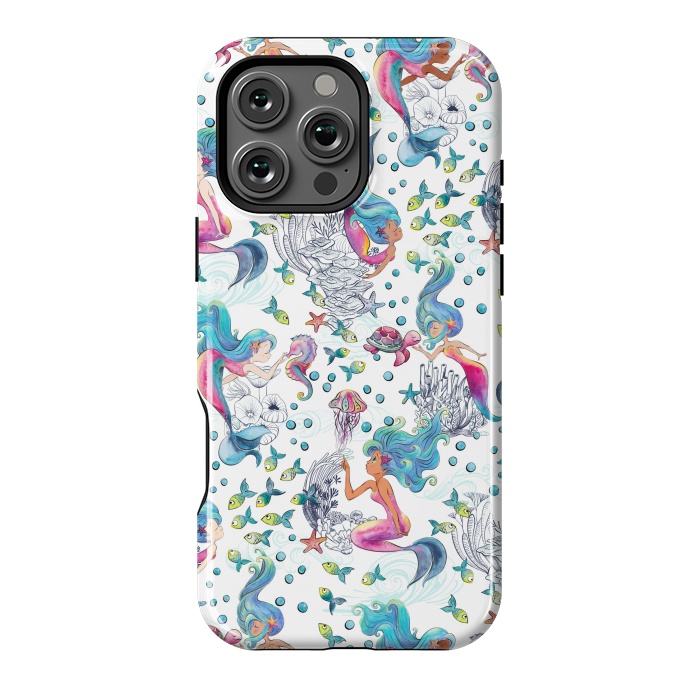 iPhone 16 Pro Max StrongFit Modern Mermaid Toile by gingerlique