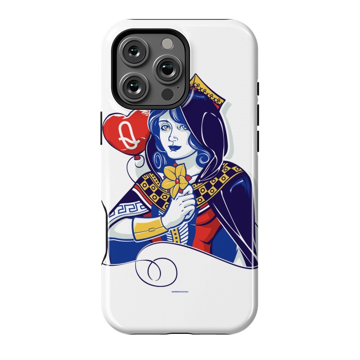 iPhone 16 Pro Max StrongFit Queen of hearts by Draco