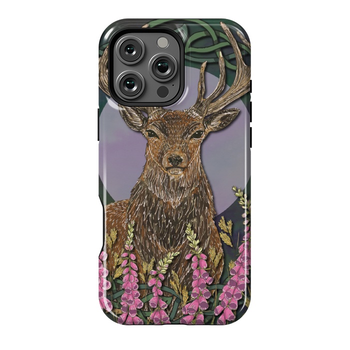 iPhone 16 Pro Max StrongFit Woodland Stag by Lotti Brown