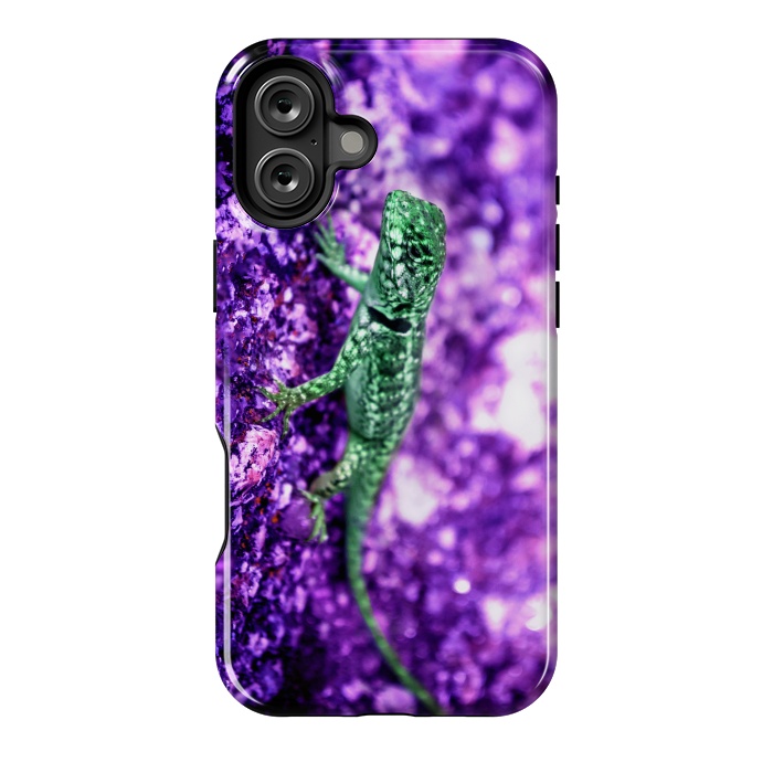 iPhone 16 Plus StrongFit Lizard by Laura Nagel