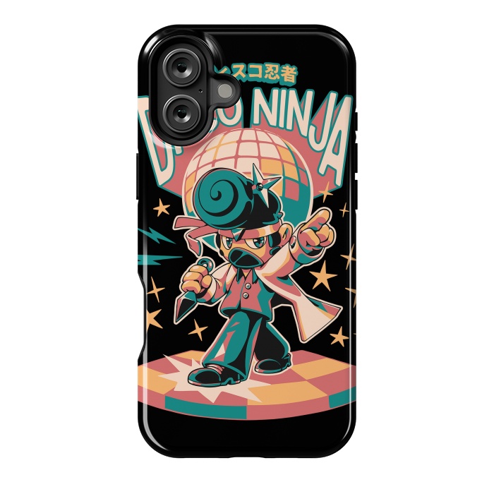 iPhone 16 Plus StrongFit Disco Ninja  by Ilustrata