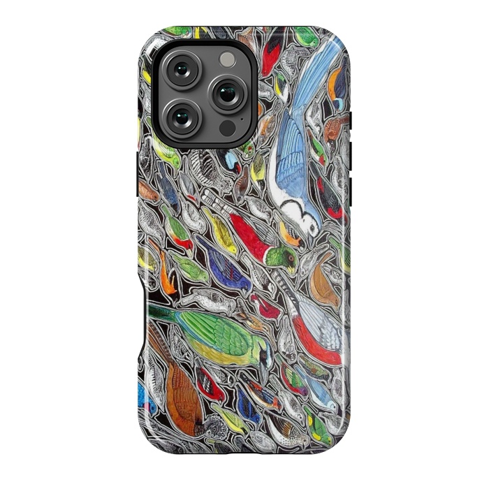 iPhone 16 Pro Max StrongFit Birds of Costa Rica by Chloe Yzoard